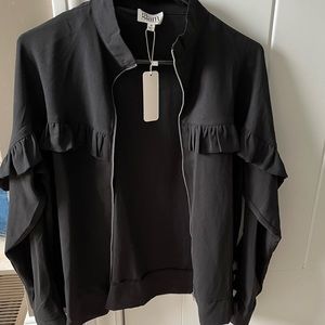 Glam Brand ruffle jacket. New with tags.